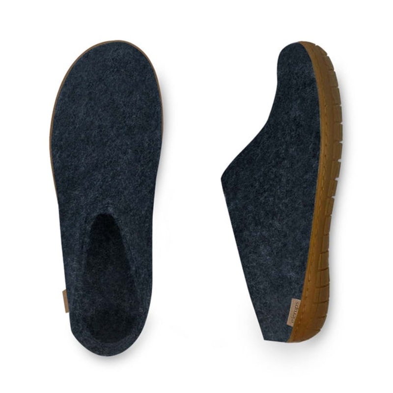 Slip-On with Natural Rubber Sole – Denim/Honey