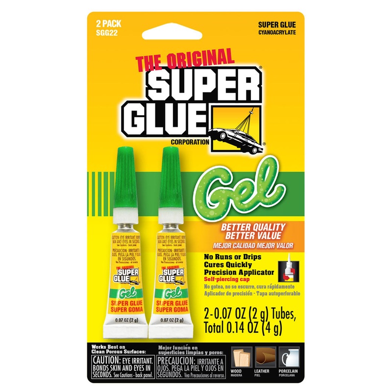 Super Glue Gel 2 Pack – 2g|Clear|2 Grams