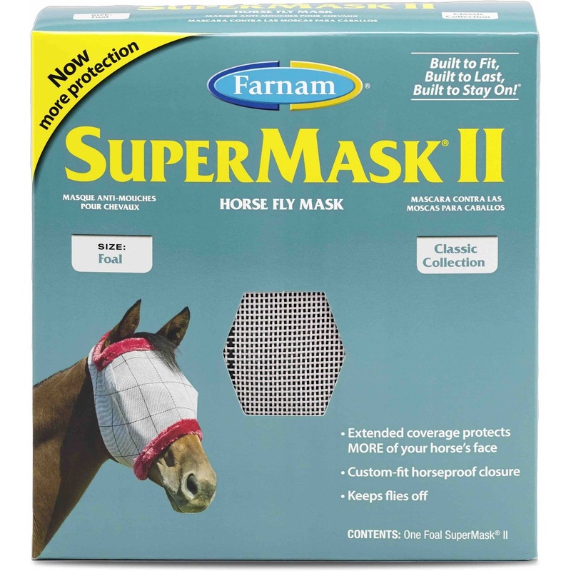 SuperMask II Horse Fly Mask without Ears – Various Sizes