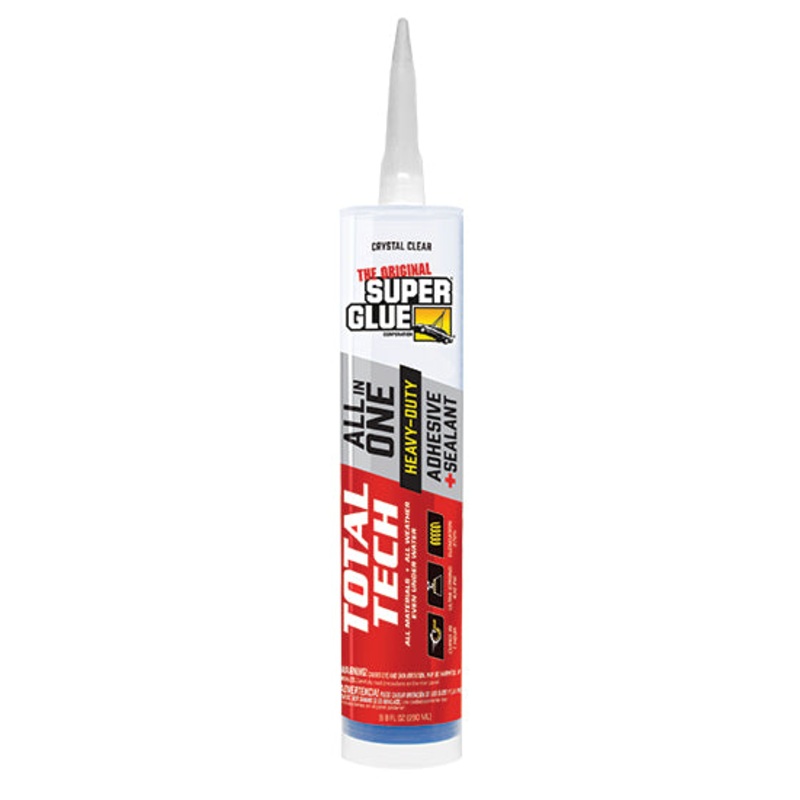 Total Tech Clear All-in-One Adhesive and Sealant – (4.2oz & 9.8oz)