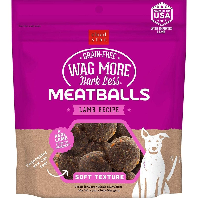 Wag More Bark Less Grain Free Lamb Meatballs – 14oz