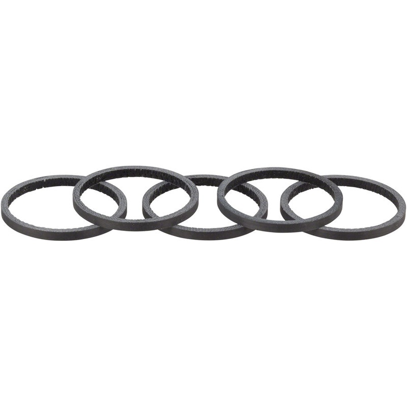 2.5mm Ud Carbon Spacer Matte Black, Single
