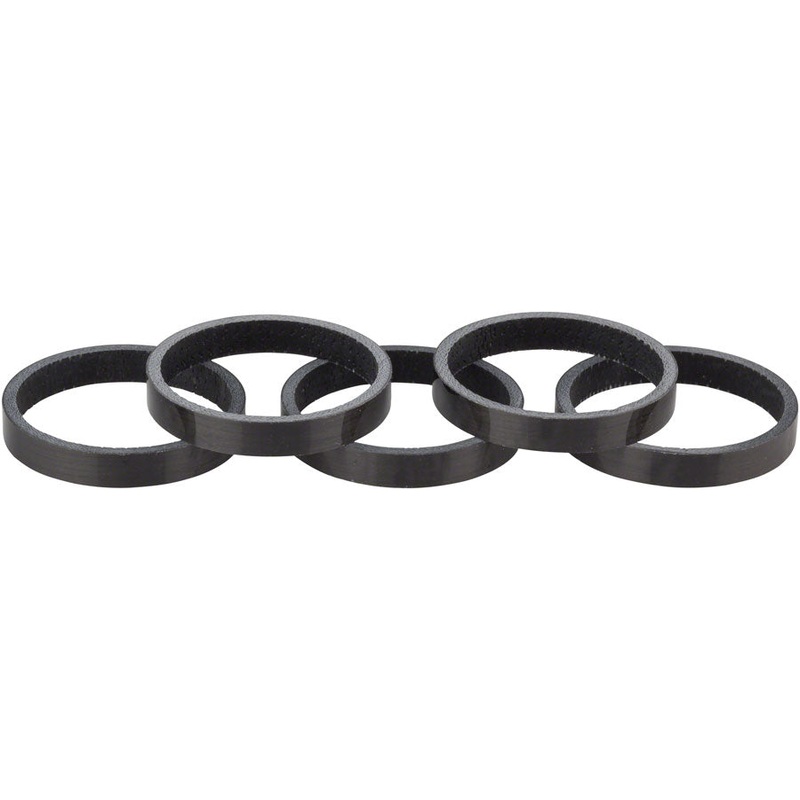 5mm Ud Carbon Spacer Gloss Black, Single