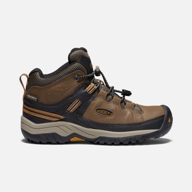 Big Kid’s Targhee Mid Wp|Dark Earth/Golden Brown|1|2|3|4|5|6|7