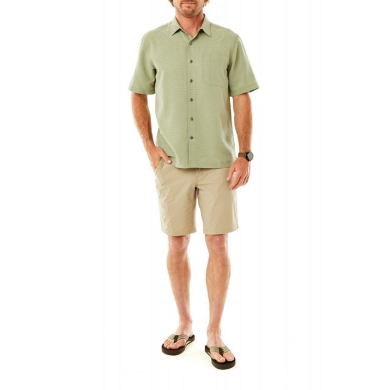 Men’s Desert Pucker Dry S/S|Lt Olive|Asphalt|Collins Blue|Cordwood|Nile Blue|Sand Dollar|Sea Pine|Dahlia Red|Parisian Blue|S|M|L|XL|XXL|3XL