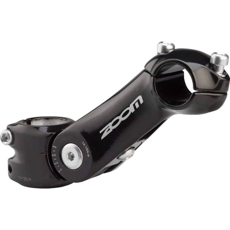 Tds-c297 Stem – 105mm, 25.4mm Clamp, Adjustable, 1 1/8in, Aluminum, Black