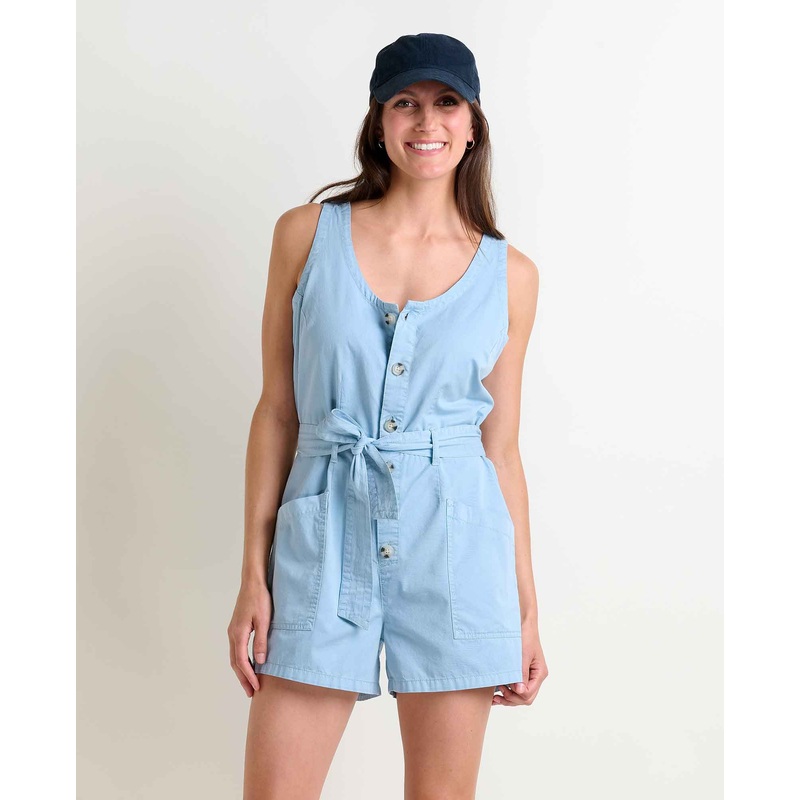 Arroyo Twill Romper – Skyway|Skyway|XS|SM|MD|LG|XL