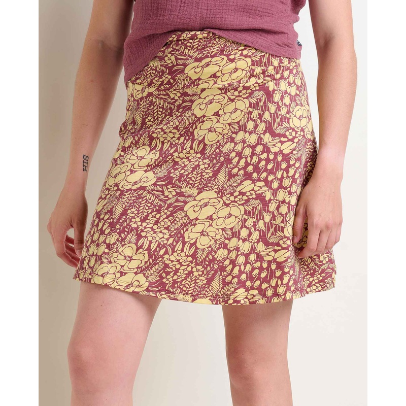 Chaka Skirt – Purple Agate Garden Print