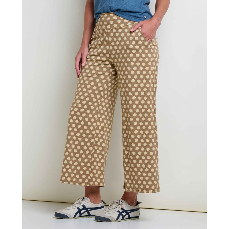 Chaka Wide Leg Pant – Honey Brown Floral Print