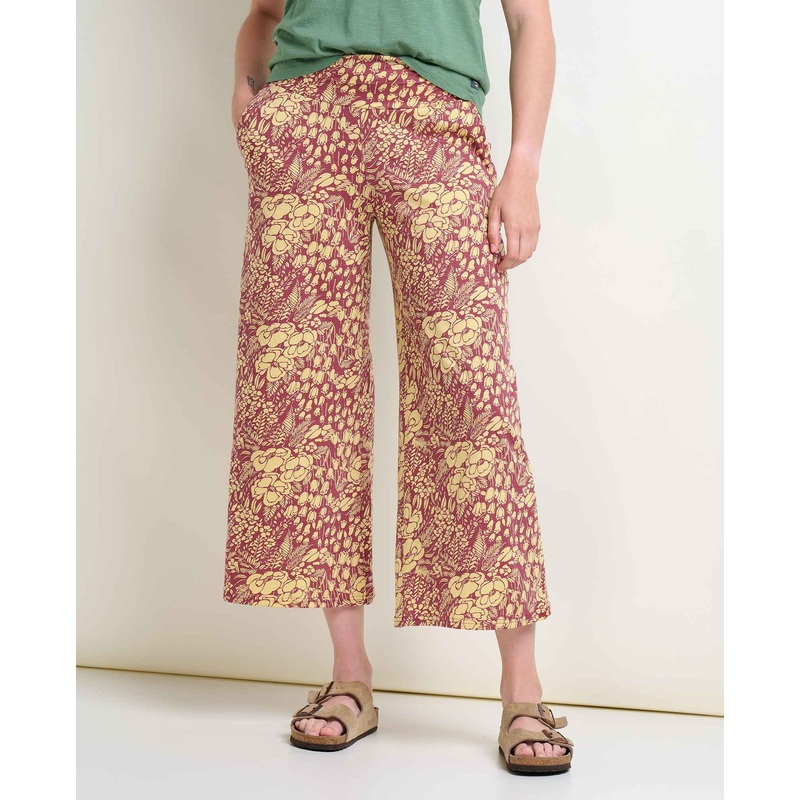 Chaka Wide Leg Pant – Purple Agate Garden Print