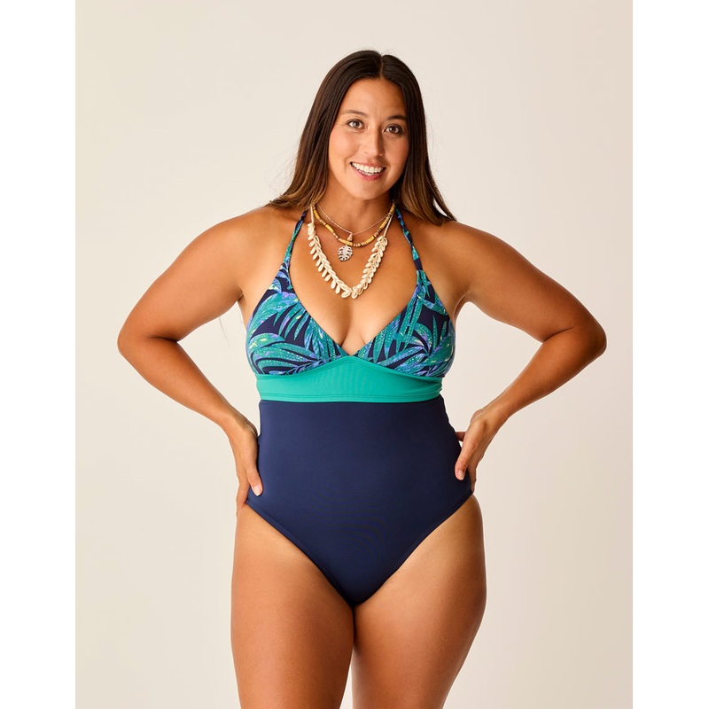 Dahlia One Piece – Blue Oasis/Navy