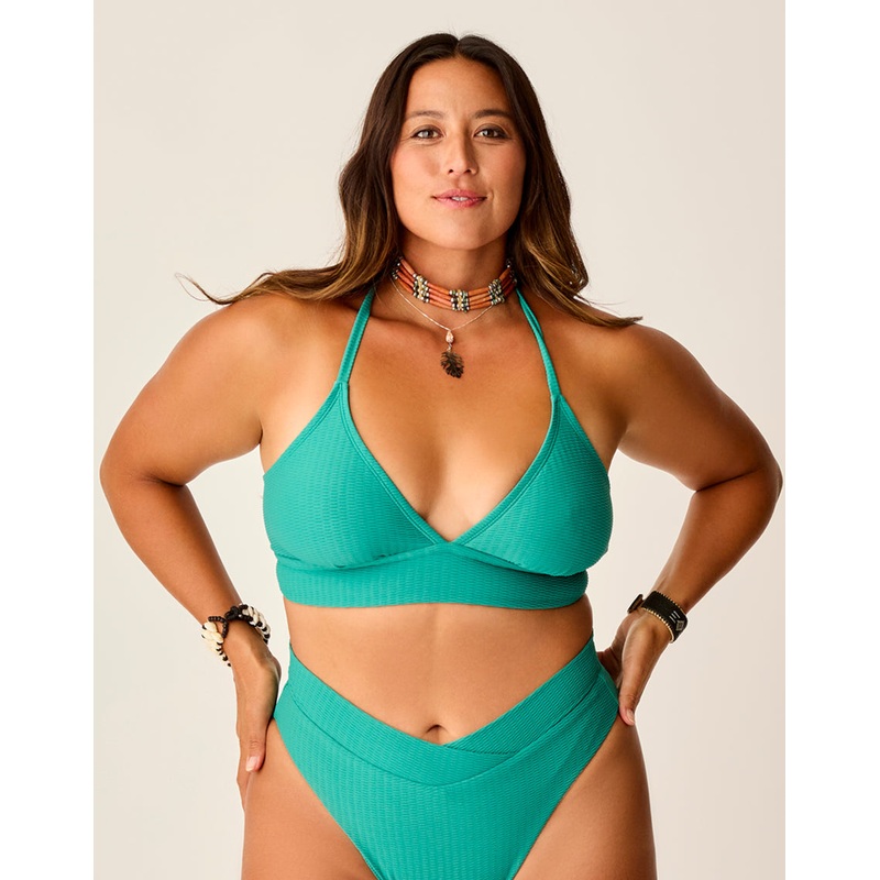 Dahlia Swim Top – Jade Texture