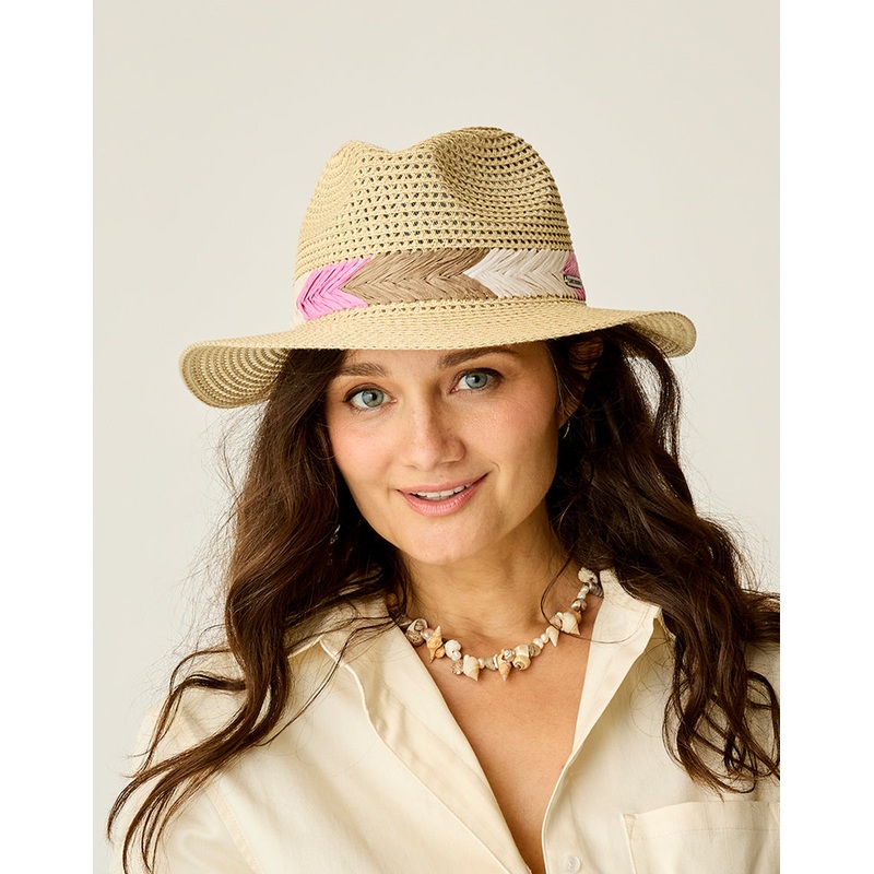 Farrah Packable Hat – Light Khaki