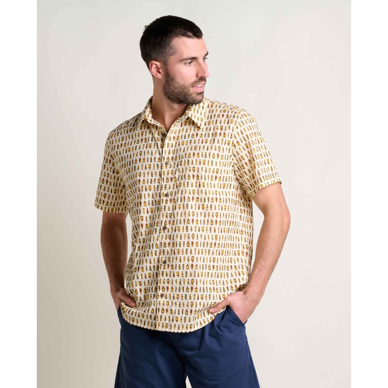 Fletch Short Sleeve Shirt – Umber Hot Sauce Print