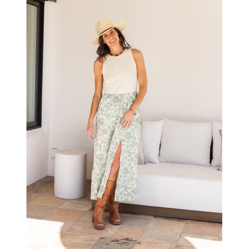 Lark Linen Dress – Haze Mezcal