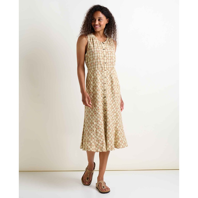 Manzana Midi Tank Dress – Barley Strawberry