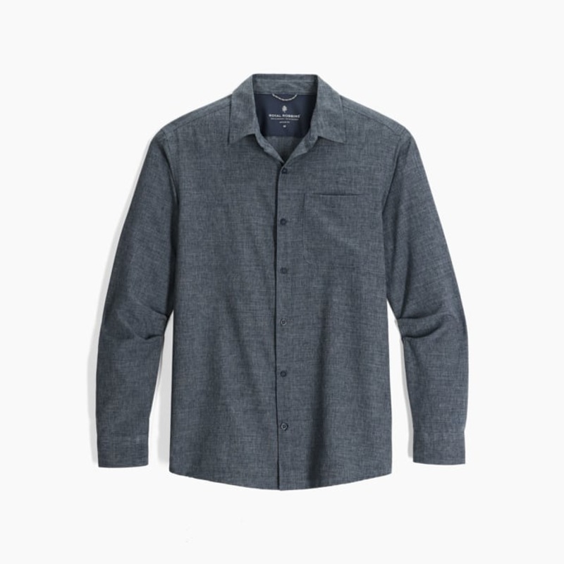 Men’s Amp Lite II Long Sleeve – Deep Blue Heather