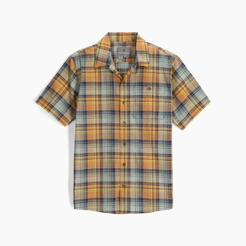 Men’s Redwood Plaid Short Sleeve – Lion Pismo Plaid