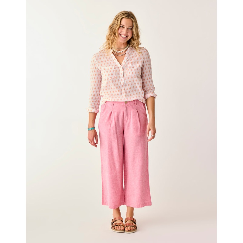 Suki Linen Pant – Chateau Chambray