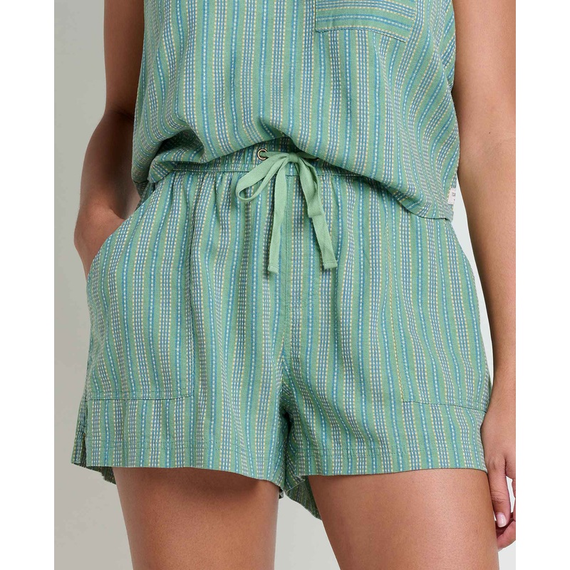 Taj Hemp Pull-On Short – Sagebrush Dobby