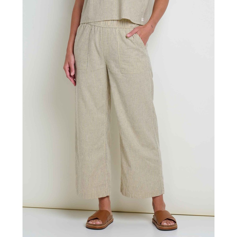 Taj Hemp Wide Leg Pant – Barley Railroad Stripe