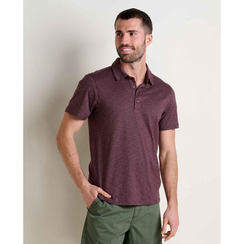 Tempo Short Sleeve Polo – Raisin