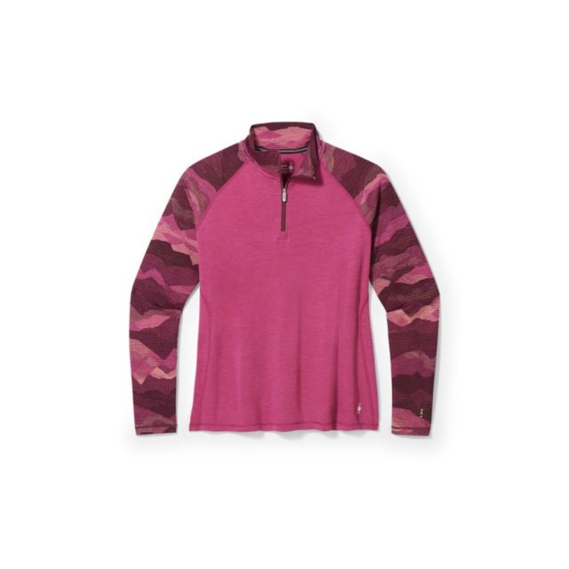 Women’s Classic Thermal Merino Base Layer Pattern 1/4 Zip Plus