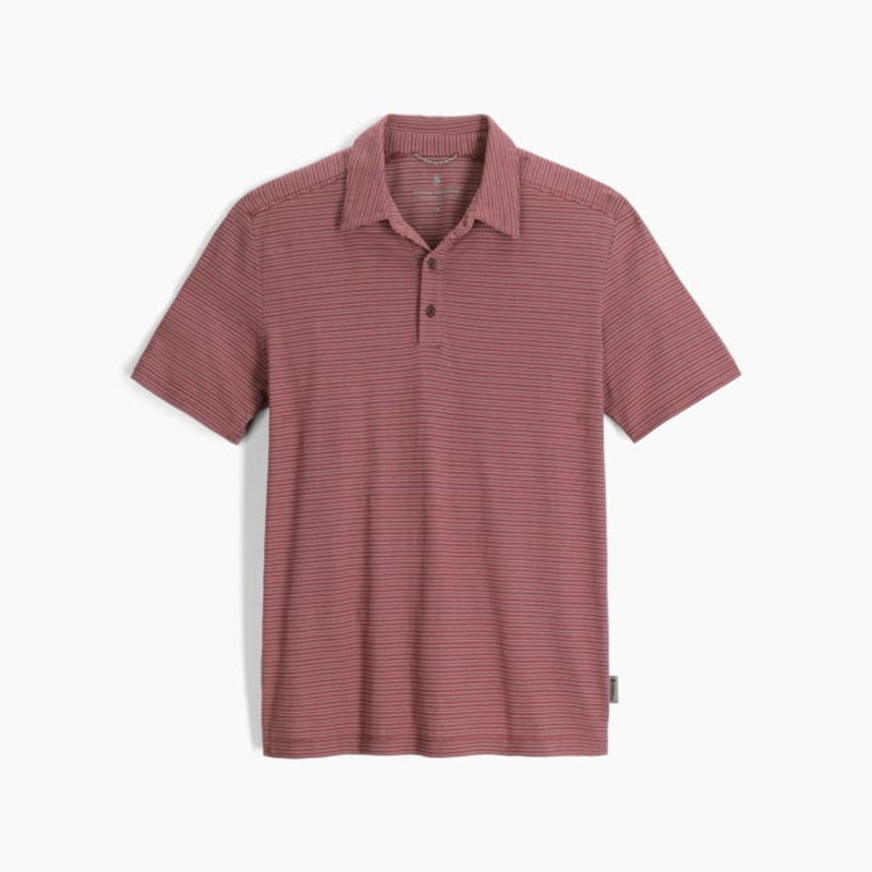 Men’s Vacationer Polo – Wild Rhubarb Stripe