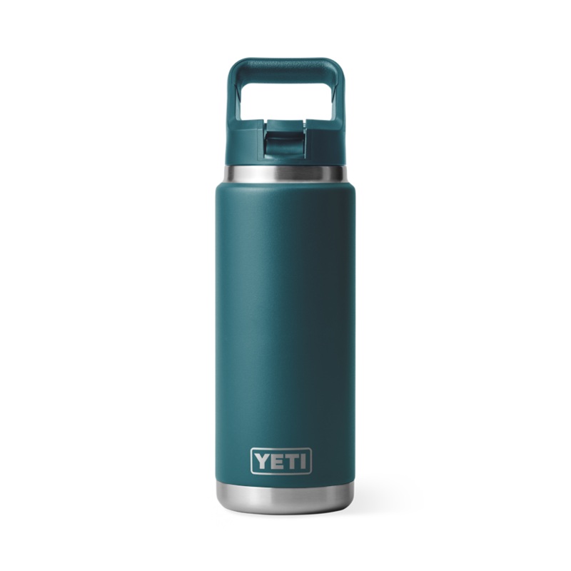 Rambler C Straw Bottle 26oz|Agave teal|Big wave blue|King crab orange|Tropical pink|26OZ