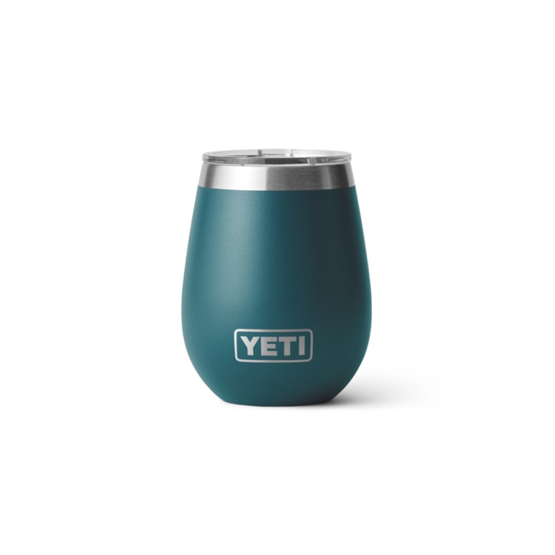 Rambler Wine Tumbler Ms 10oz|Agave teal|Big wave blue|King crab orange|Rescue red|Tropical pink|10OZ