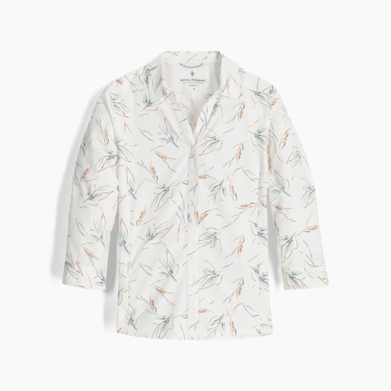 Women’s Expedition Pro 3/4 Sleeve – Ivory Casewell Print