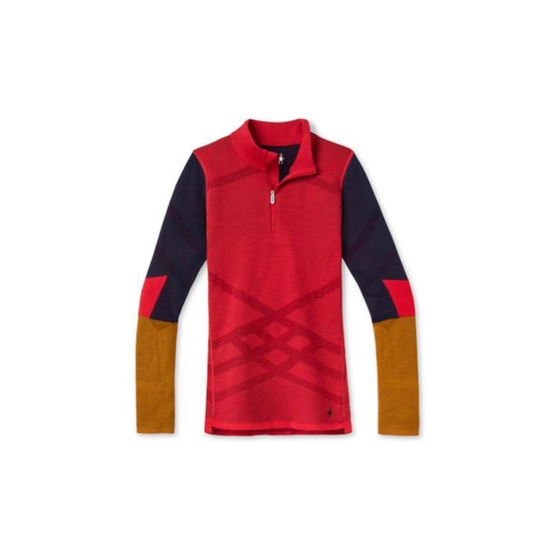 Women’s Intraknit Thermal Merino Base Layer Colorblock 1/4 Zip