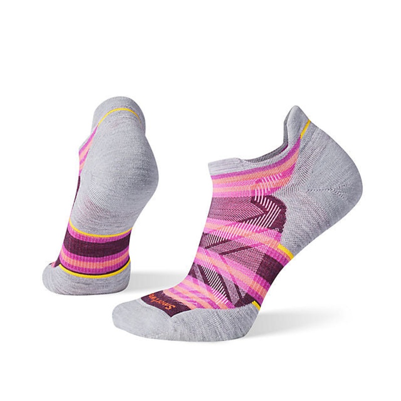Women’s Run Targeted Cushion Stripe Low Ankle Socks