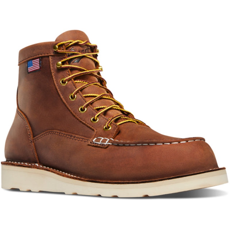 Men’s Bull Run Moc Toe 6 Boot – Tobacco