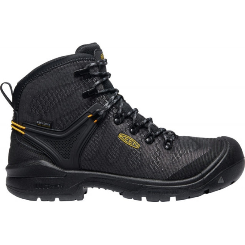 Men’s Dearborn 6 WP|Black/Steel Grey|9D|9EE|10.5D|10.5EE|10D|10EE|11.5D|11.5EE|11D|11EE|12D|12EE|13D|13EE|14D|14EE|15D|15EE|7.5D|7.5EE|7D|7EE|8.5D|8.5EE|8D|8EE|9.5D|9.5EE