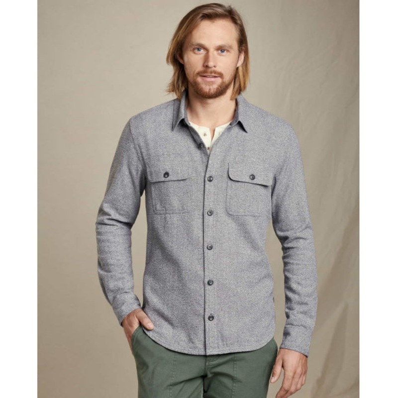 Men’s Ranchero Ls Shirt|Smoke|Chive|M|L|XL|SM|MD|LG|XXL