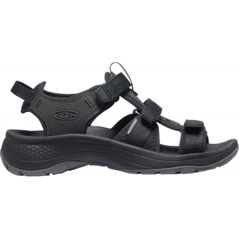 Women’s Astoria West Open Toe|Black/Black|8.5