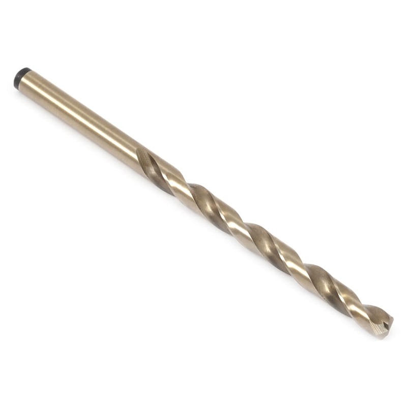 8 Percent Cobalt Drill Bit, 135 Degree Split Point, 3/16 in