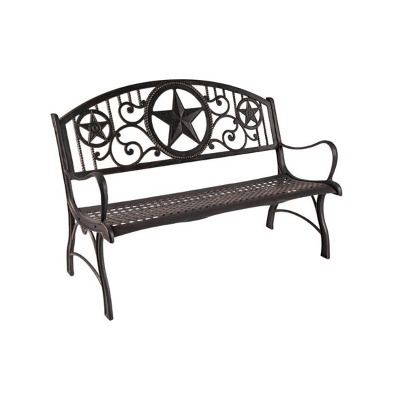 Garden Bench Cast Iron Star|Star