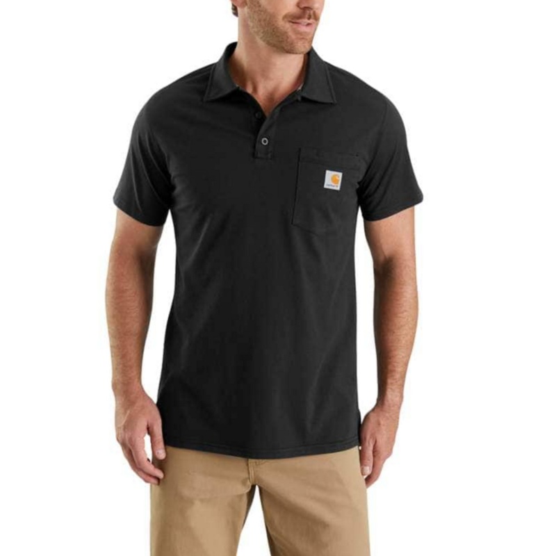 Men’s Force Relaxed Fit Medium Weight Short-Sleeved Pocket Polo