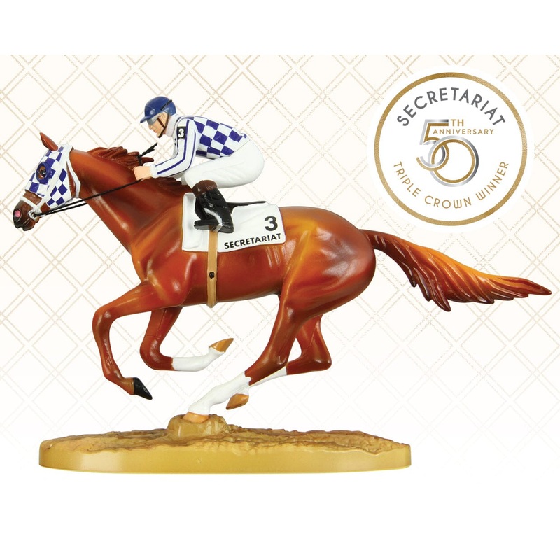 Secretariat | 50Th Anniversary Figurine With Jockey
