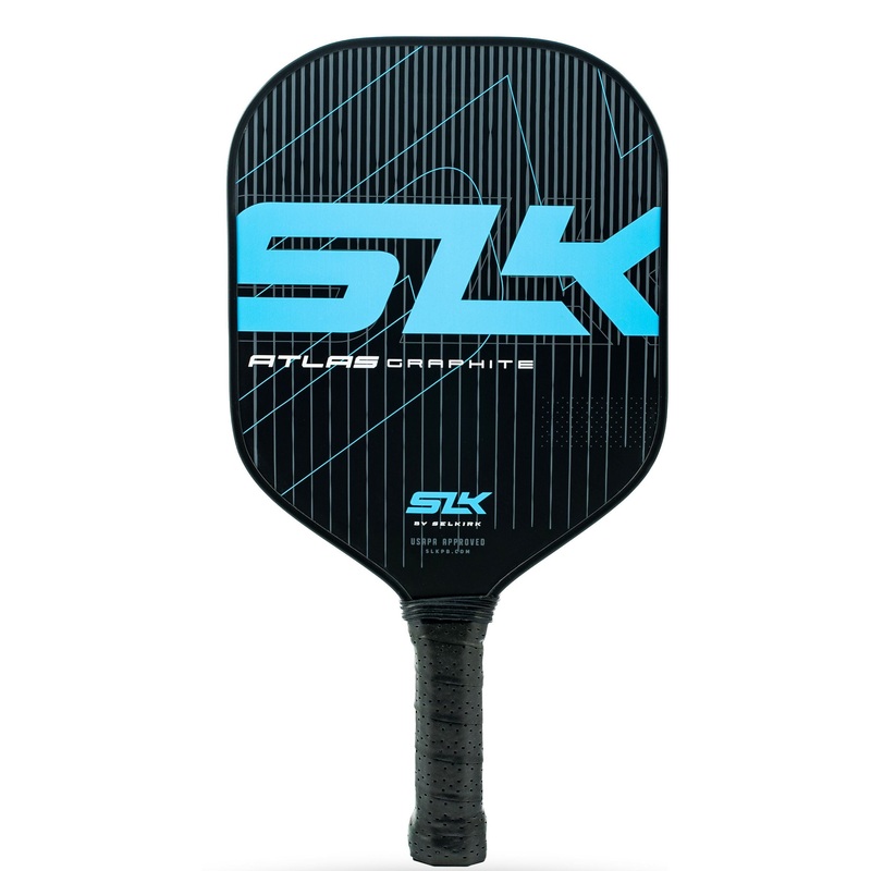 SLK Graphite ATLAS Control Pickleball Paddle, Blue Widebody