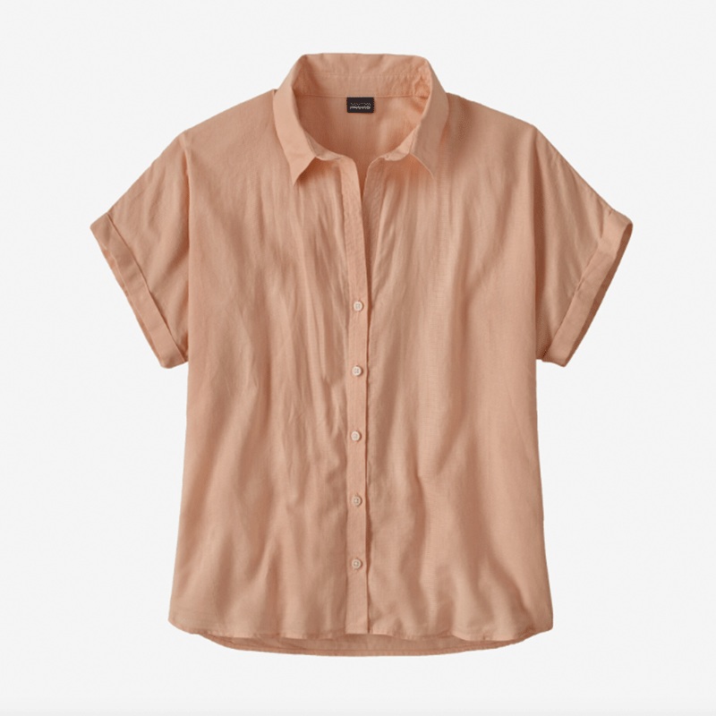 Women’s Lightweight A/C Shirt|White|Fresh Breeze: Antique Pink|Good Times: Steam Blue|XS|SM|MD|LG|XL