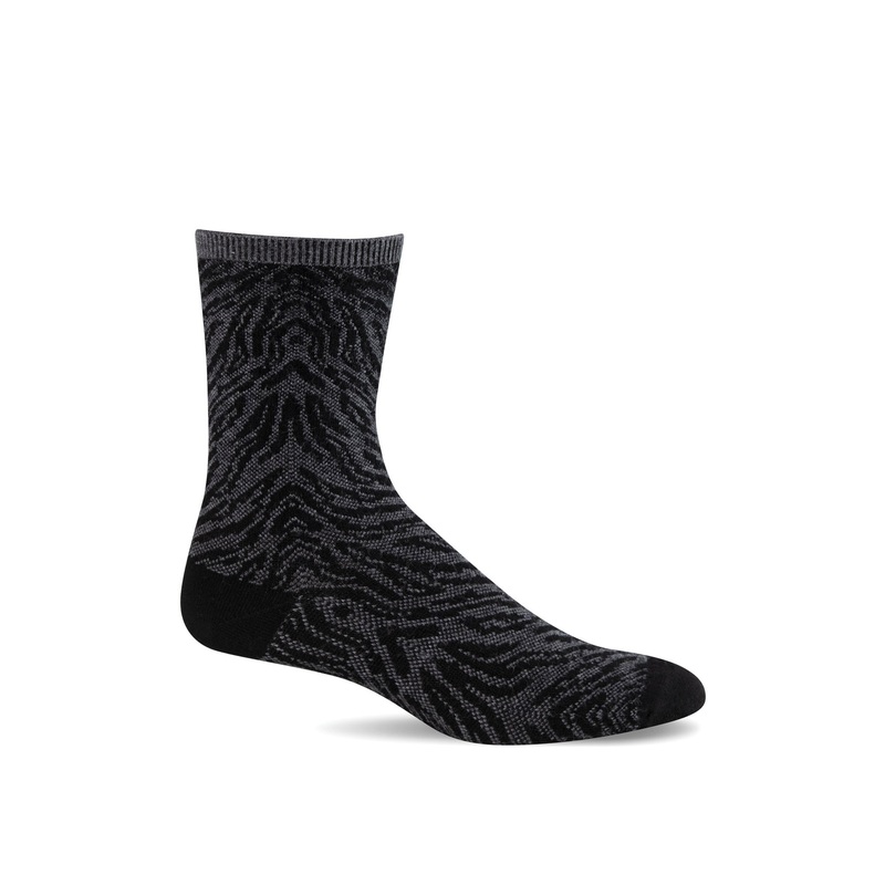 Women’s Tiger Sock – Black|Black|SM/MD