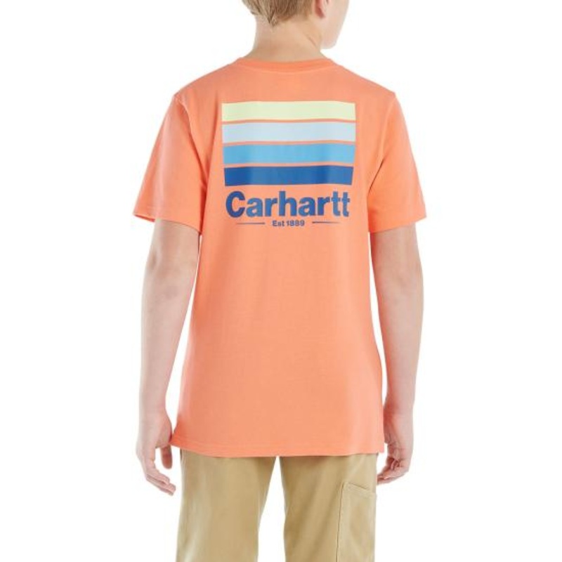 Boy’s Short Sleeve Color Block T-shirt