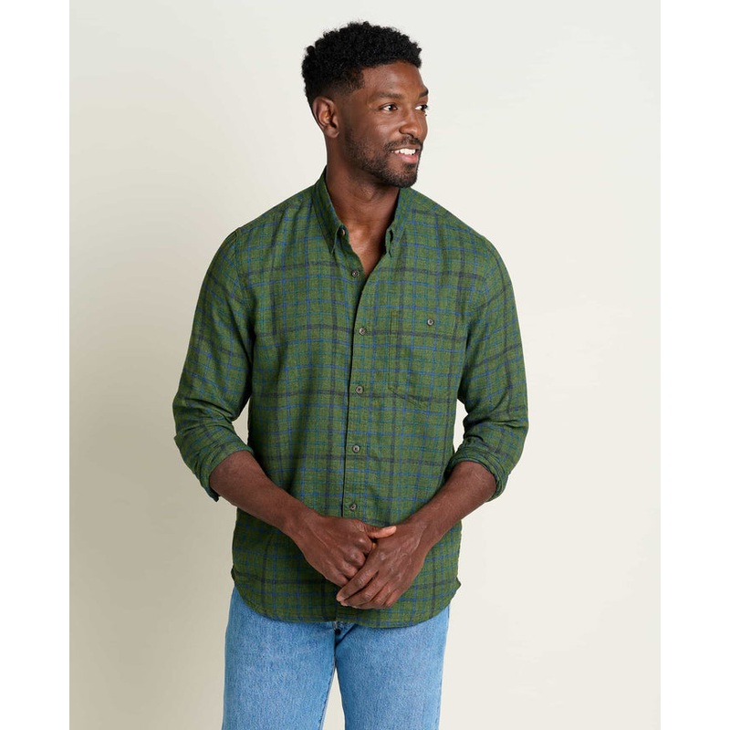 Men’s Airsmyth Ls Shirt|Chive|Jasper|Northshorewindowpane|Cornflower|SM|MD|LG|XL|XXL