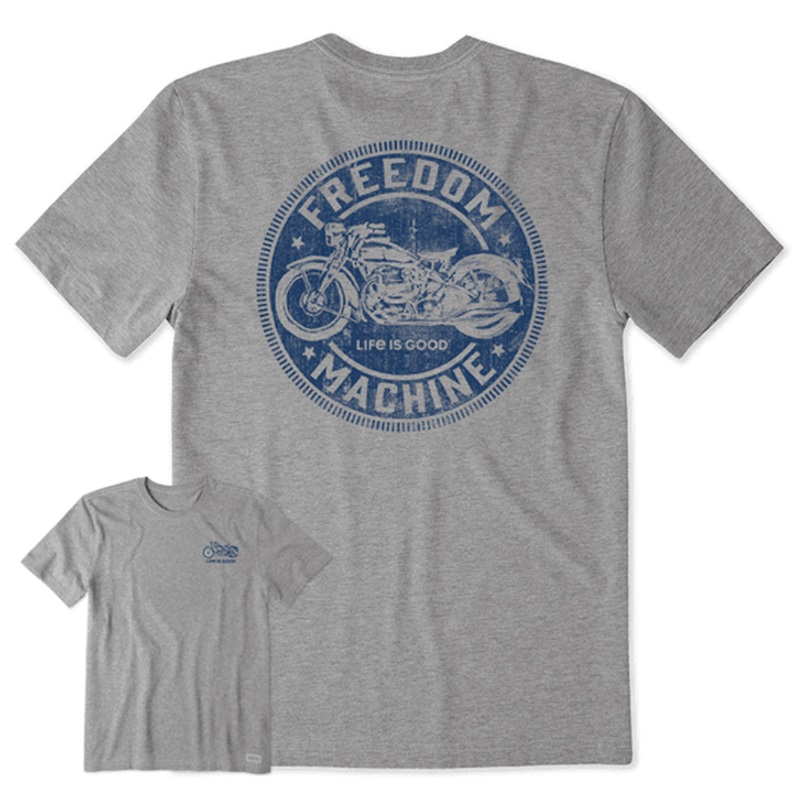 Men’s Freedom Machine Motorcyle Crusher-LITE Tee