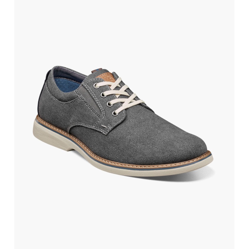 Otto Canvas Plain Toe Oxford|Gunmetal|M (D- Medium)