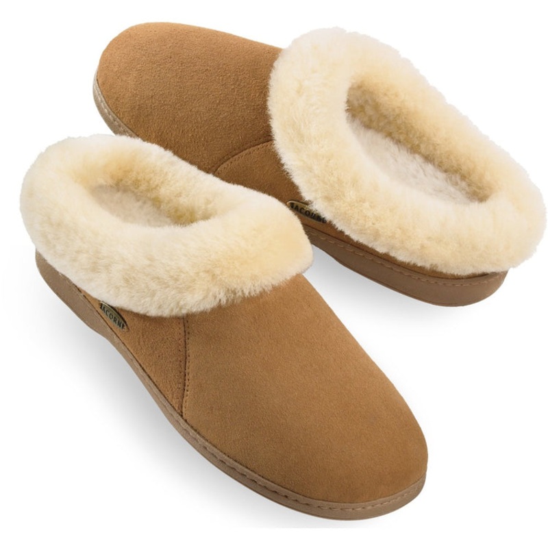 Women’s Ewe Collar Sheepskin Slipper With Cloud Contour Comfort