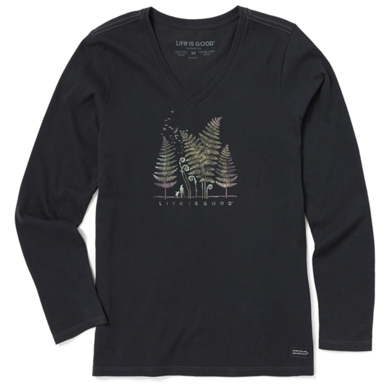 Women’s Fernscape Woman Long Sleeve Crusher-lite Vee